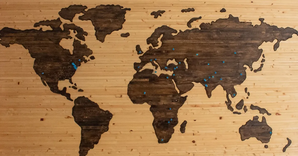 Globe representing multilingual audio transcription across languages